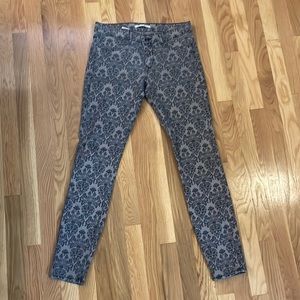 Rich & Skinny Printed Skinny Jeans (size 29)